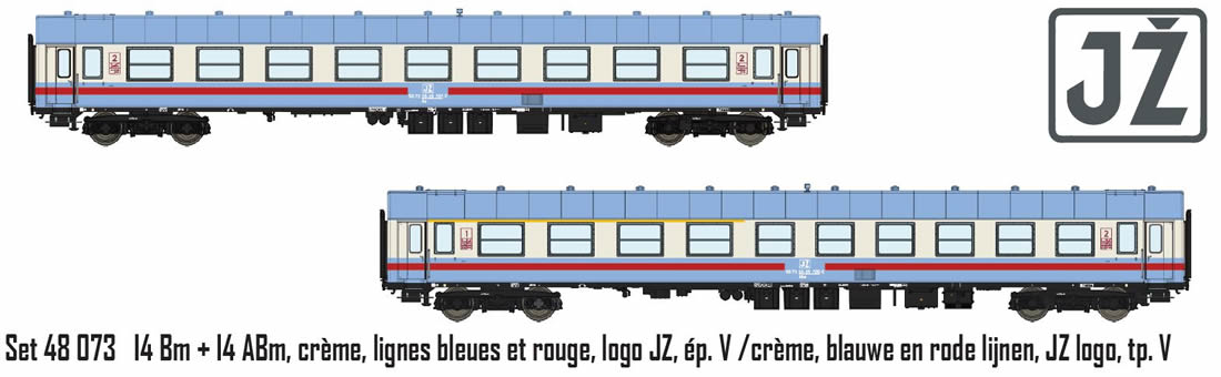 Coffret LS Models HO 48073 – 2 Voitures I4 JZ – Ep V – Neuf